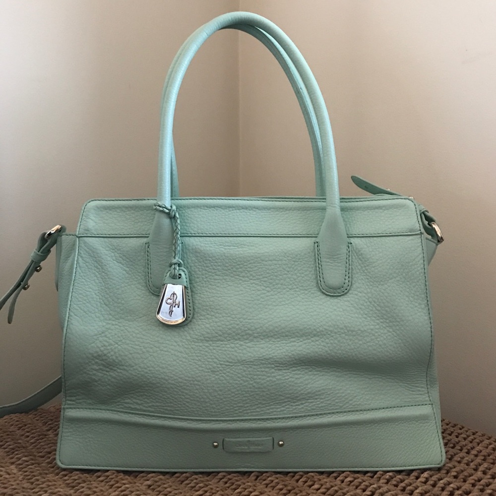 Stunning mint green Cole Haan bag!
